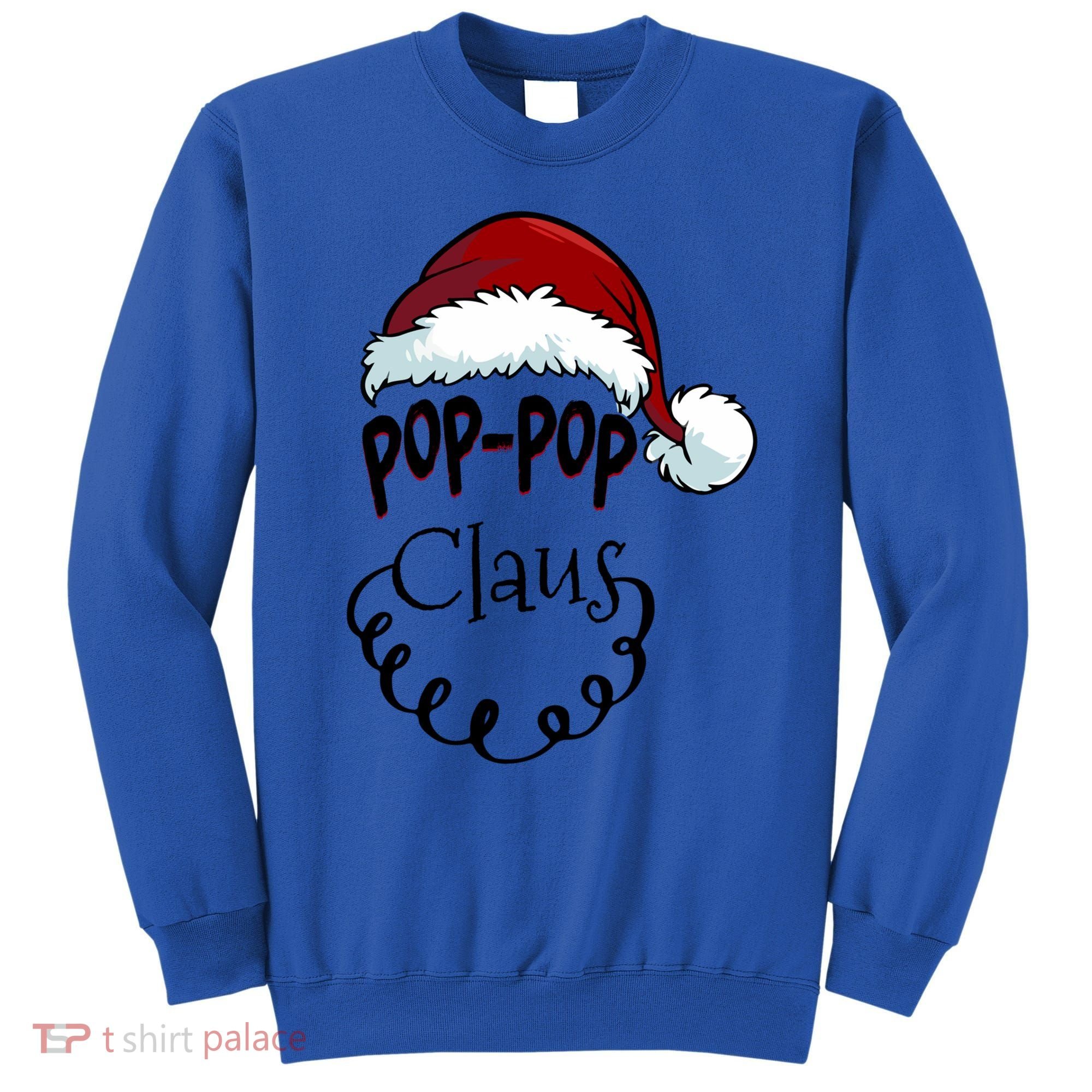 Poppop Claus New Christmas Santa Claus Gift Sweatshirt