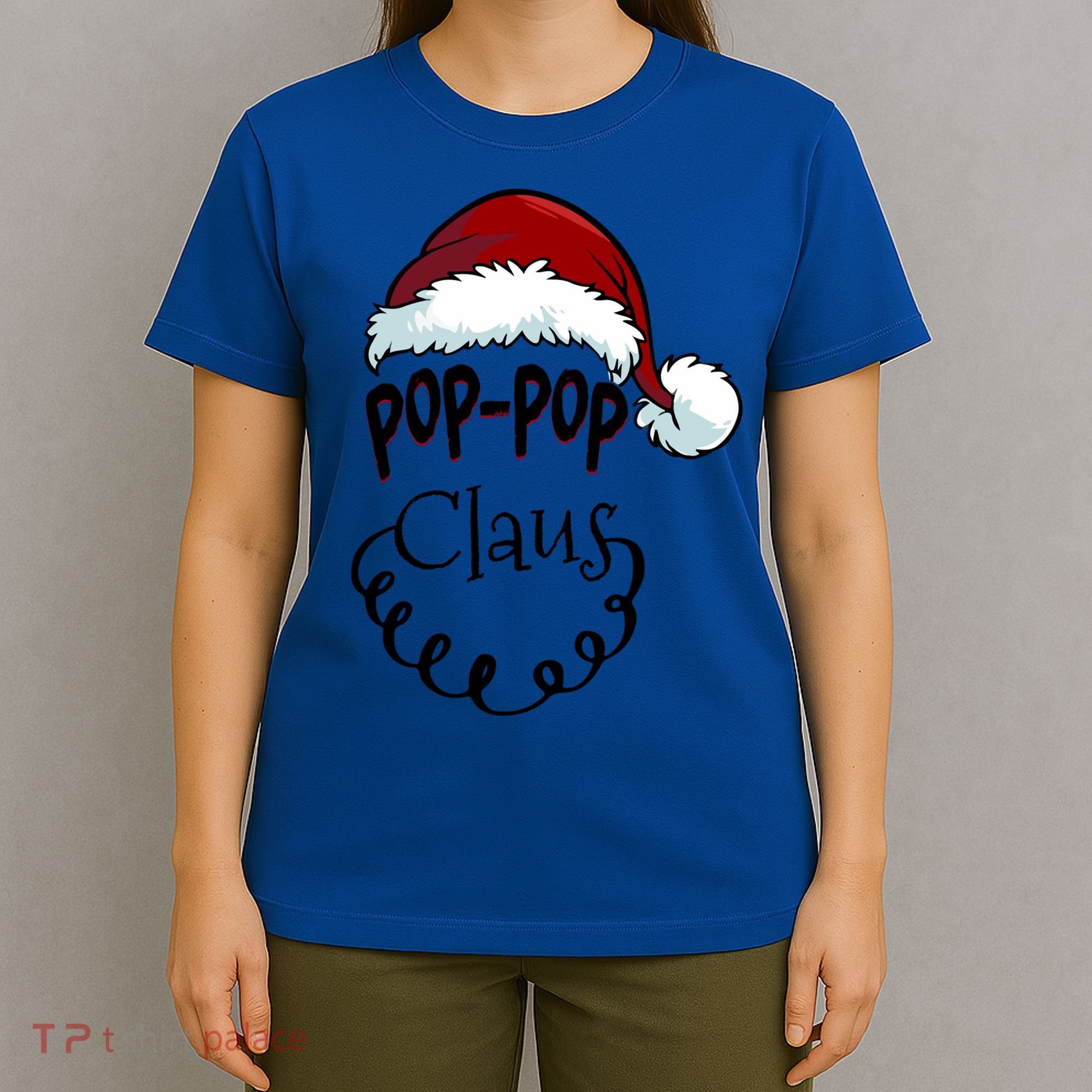 Poppop Claus New Christmas Santa Claus Gift T-Shirt