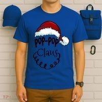 Poppop Claus New Christmas Santa Claus Gift T-Shirt thumb 6