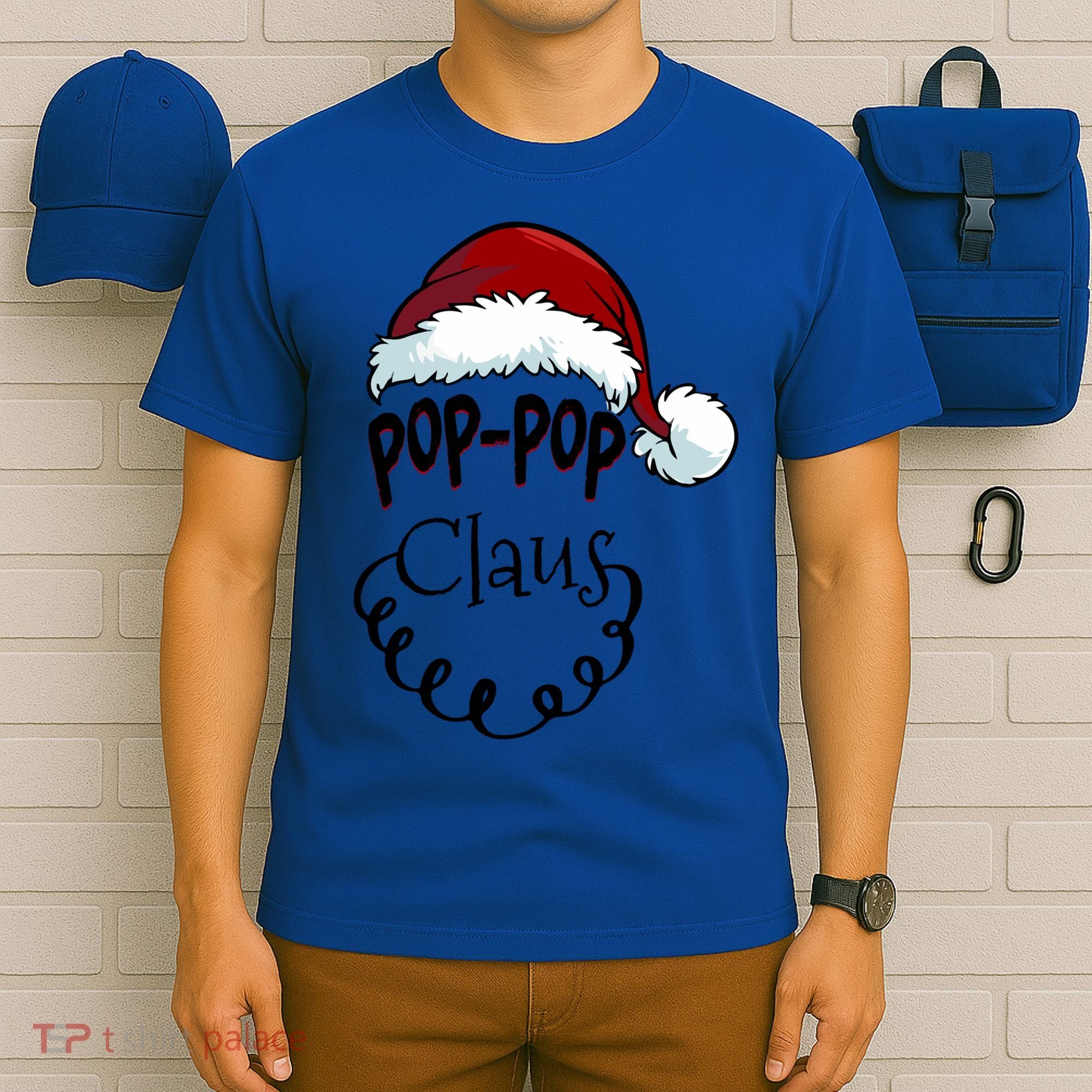 Poppop Claus New Christmas Santa Claus Gift T-Shirt