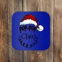 Poppop Claus New Christmas Santa Claus Gift Coaster thumb 0