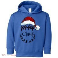 Poppop Claus New Christmas Santa Claus Gift Toddler Hoodie thumb 0