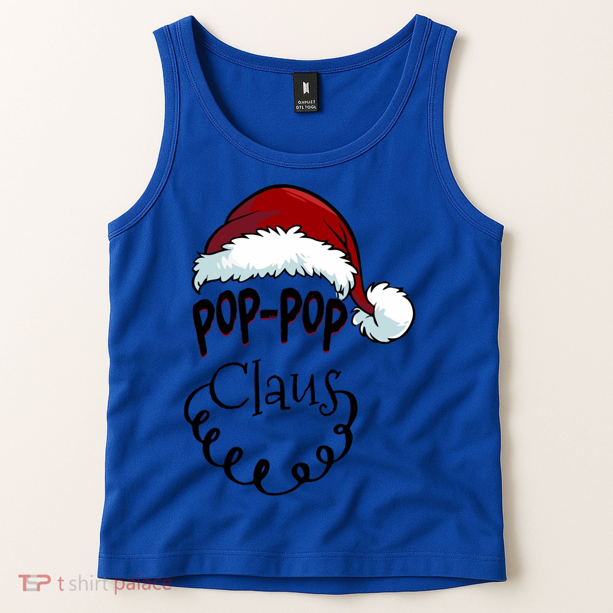 Poppop Claus New Christmas Santa Claus Gift Tank Top