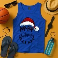 Poppop Claus New Christmas Santa Claus Gift Tank Top thumb 4