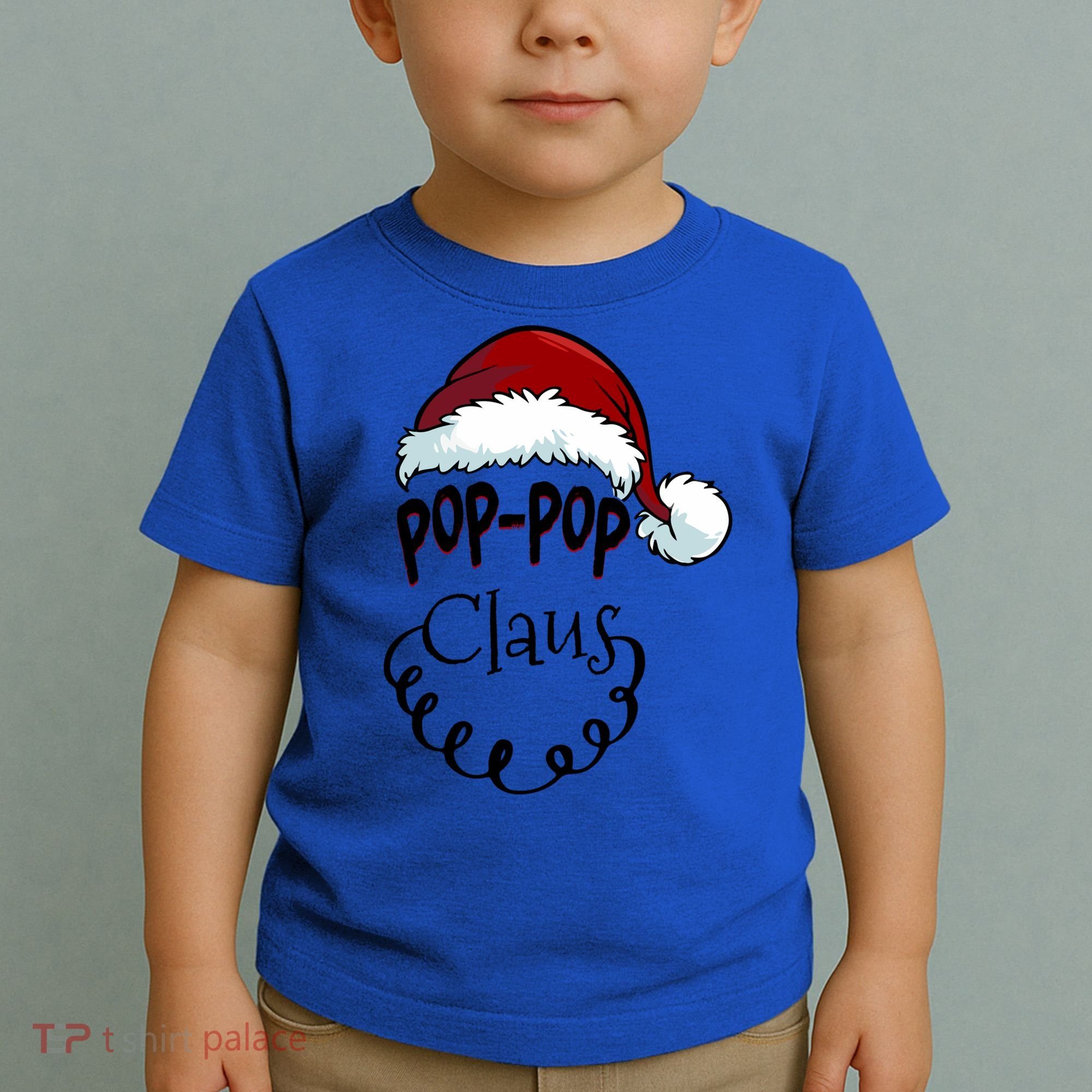 Poppop Claus New Christmas Santa Claus Gift Toddler T-Shirt