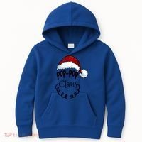 Poppop Claus New Christmas Santa Claus Gift Kids Hoodie thumb 0