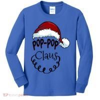 Poppop Claus New Christmas Santa Claus Gift Kids Long Sleeve Shirt thumb 0