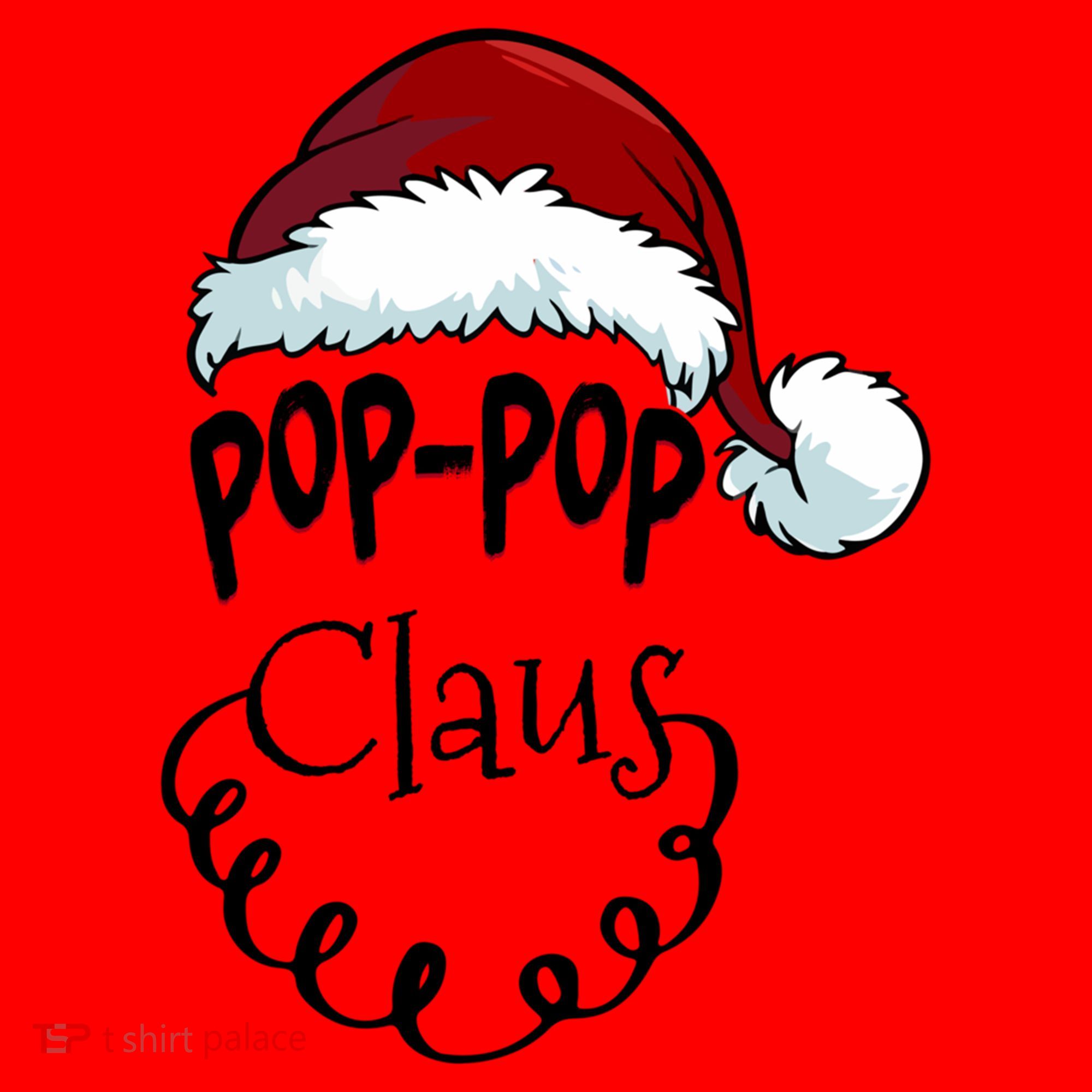 Poppop Claus New Christmas Santa Claus Gift Santa Hat