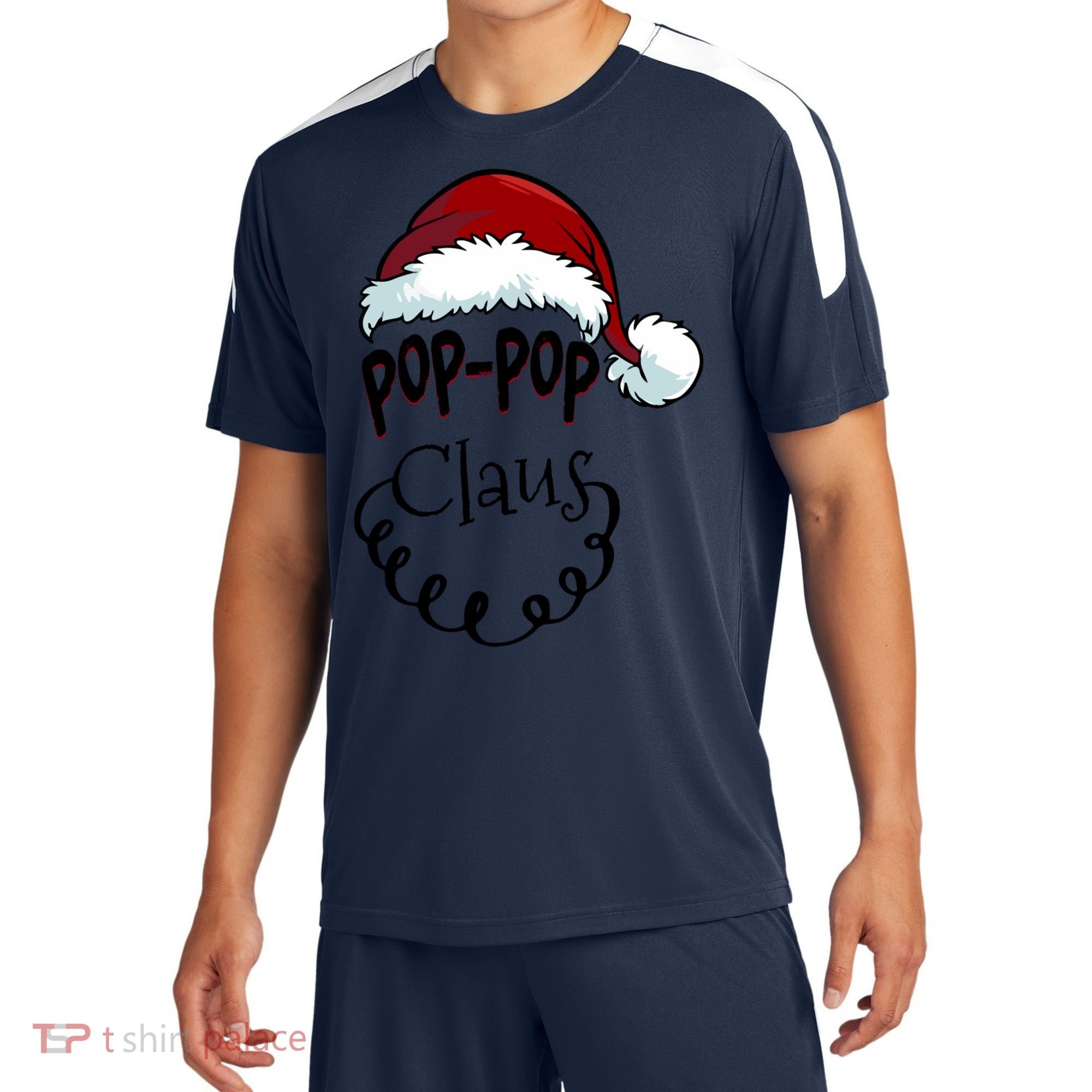 Poppop Claus New Christmas Santa Claus Gift Sport-Tek Competitor United Soccer Jersey