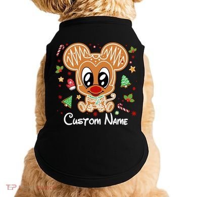 Personalized Custom Name Cute Mouse Family Christmas Doggie Tank