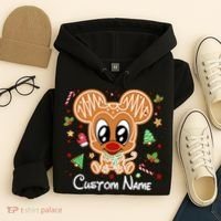 Personalized Custom Name Cute Mouse Family Christmas Hoodie thumb 4