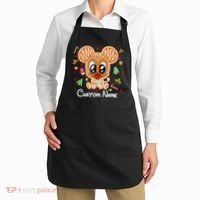 Personalized Custom Name Cute Mouse Family Christmas Apron thumb 2