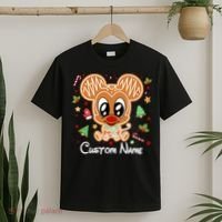 Personalized Custom Name Cute Mouse Family Christmas T-Shirt thumb 2