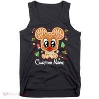Personalized Custom Name Cute Mouse Family Christmas Tank Top thumb 0