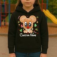 Personalized Custom Name Cute Mouse Family Christmas Kids Hoodie thumb 3