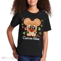 Personalized Custom Name Cute Mouse Family Christmas Kids T-Shirt thumb 2