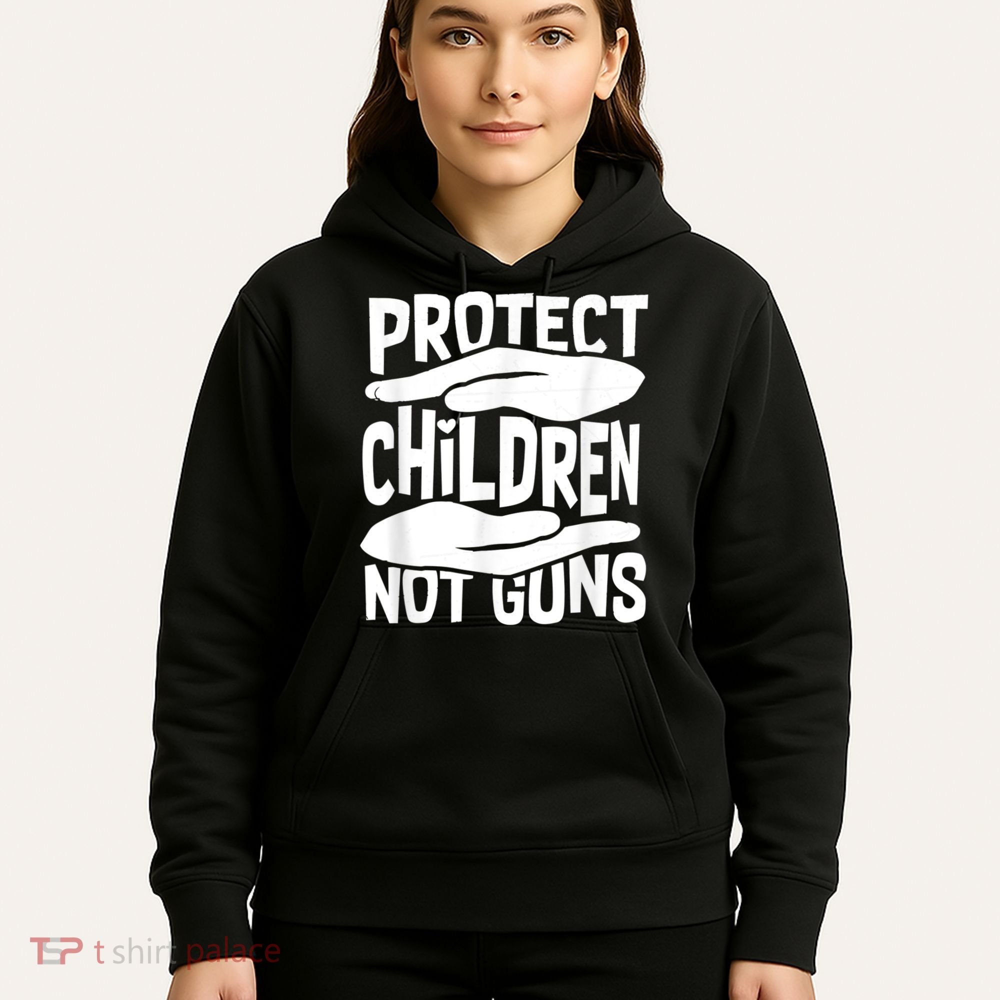 Protect Children Not Guns Wear Orange Enough Gun Violence Hoodie