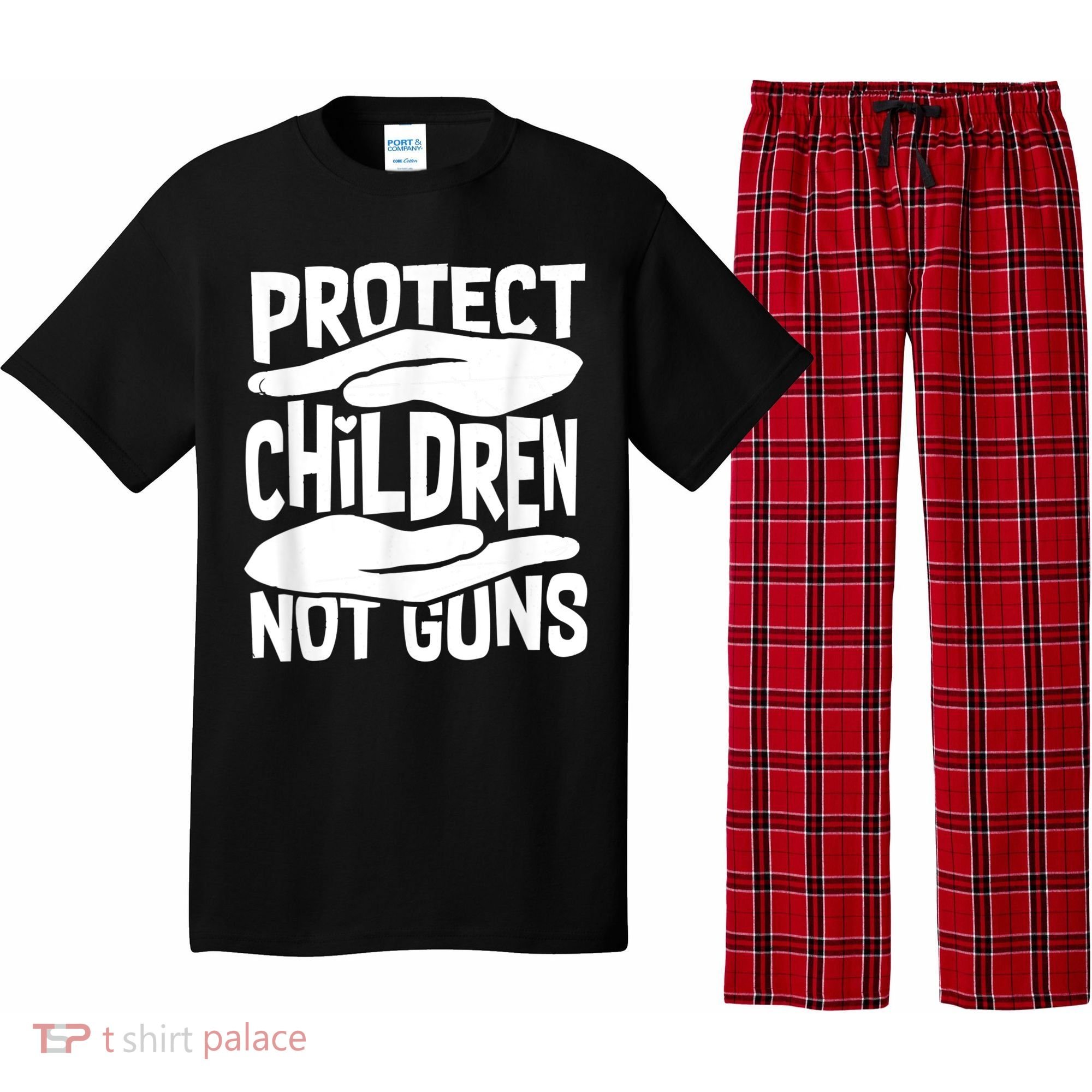 Protect Children Not Guns Wear Orange Enough Gun Violence Pajama Set