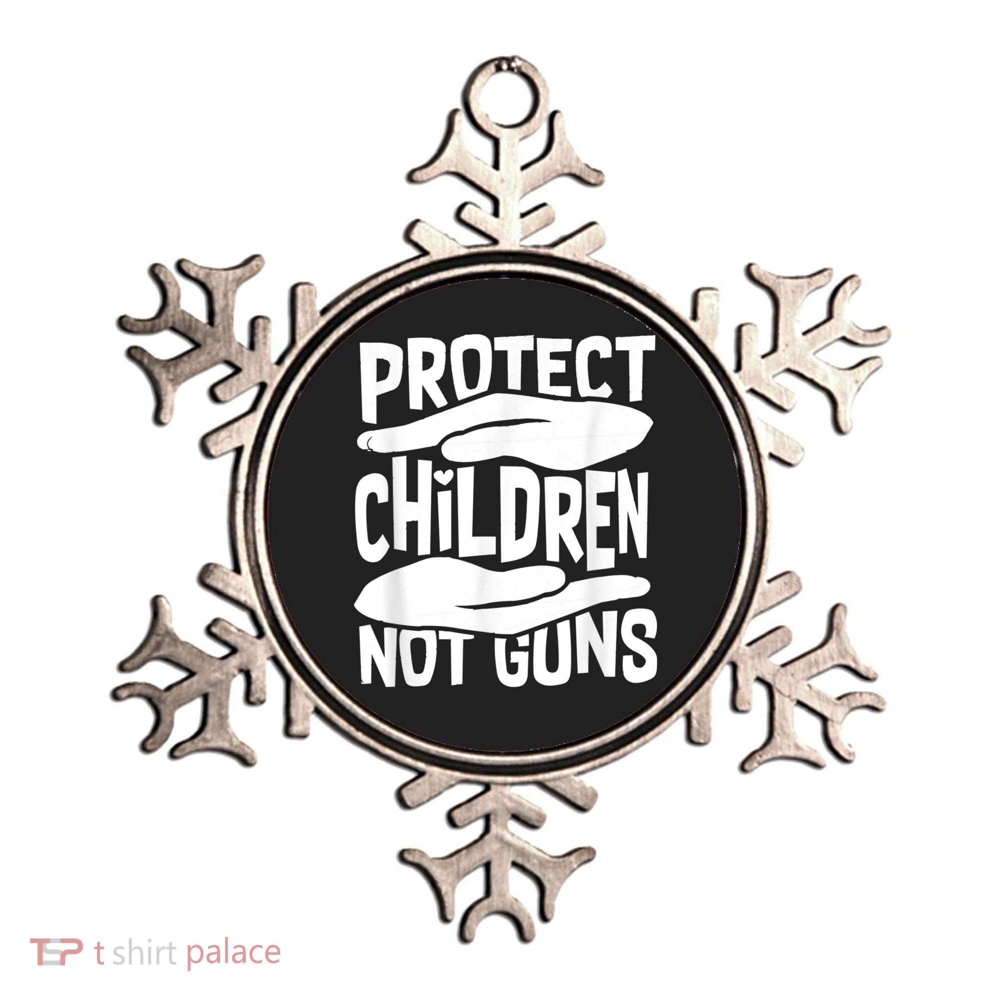 Protect Children Not Guns Wear Orange Enough Gun Violence Ornament