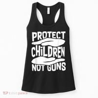 Protect Children Not Guns Wear Orange Enough Gun Violence Women's Tank Top thumb 0