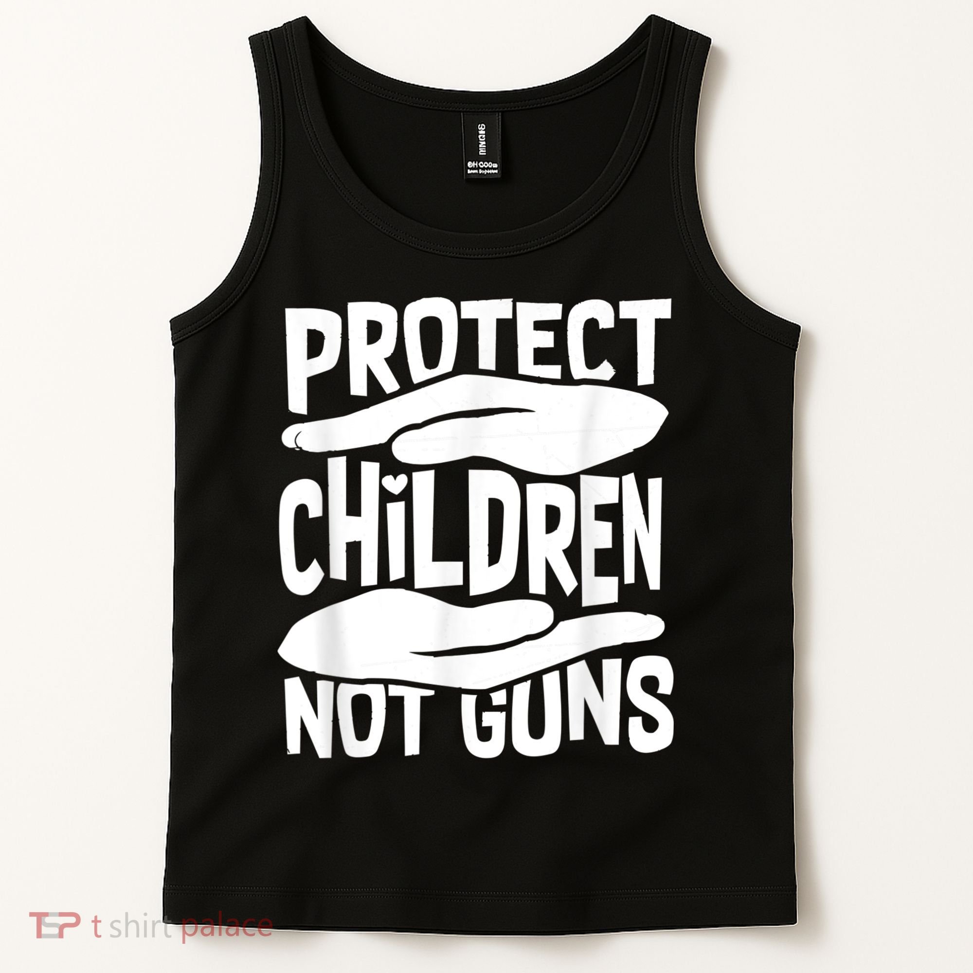 Protect Children Not Guns Wear Orange Enough Gun Violence Tank Top