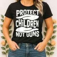 Protect Children Not Guns Wear Orange Enough Gun Violence Women's T-Shirt thumb 2