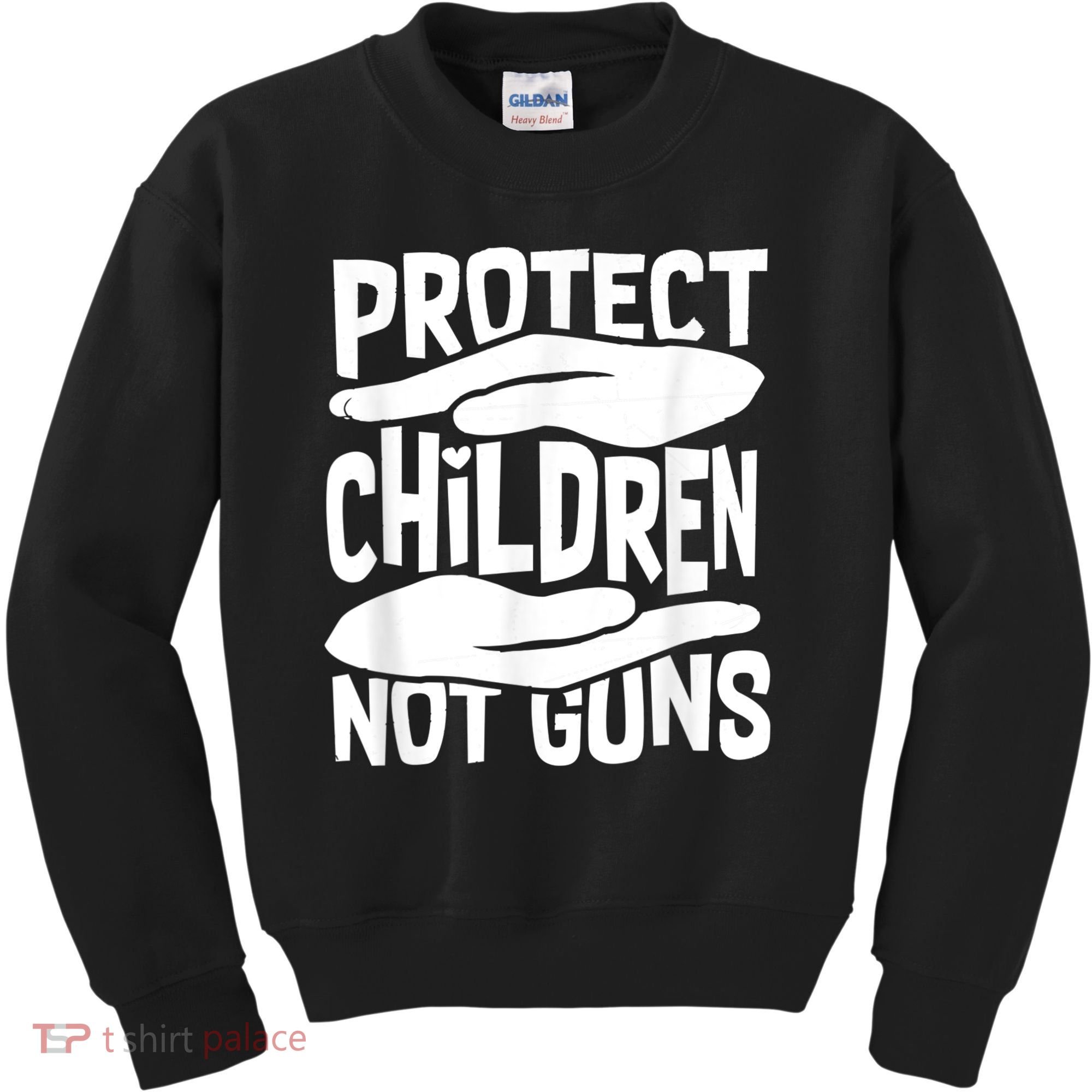 Protect Children Not Guns Wear Orange Enough Gun Violence Kids Sweatshirt