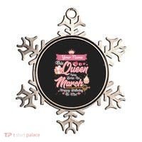 Personalized Custom Name This Queen Was Born In March Happy Birthday To Me Ornament thumb 0