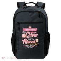 Personalized Custom Name This Queen Was Born In March Happy Birthday To Me Backpack thumb 0