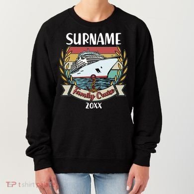 Personalized Custom Name And Year Family Cruise Women's Sweatshirt