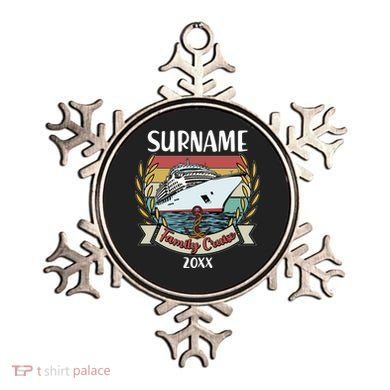 Personalized Custom Name And Year Family Cruise Ornament