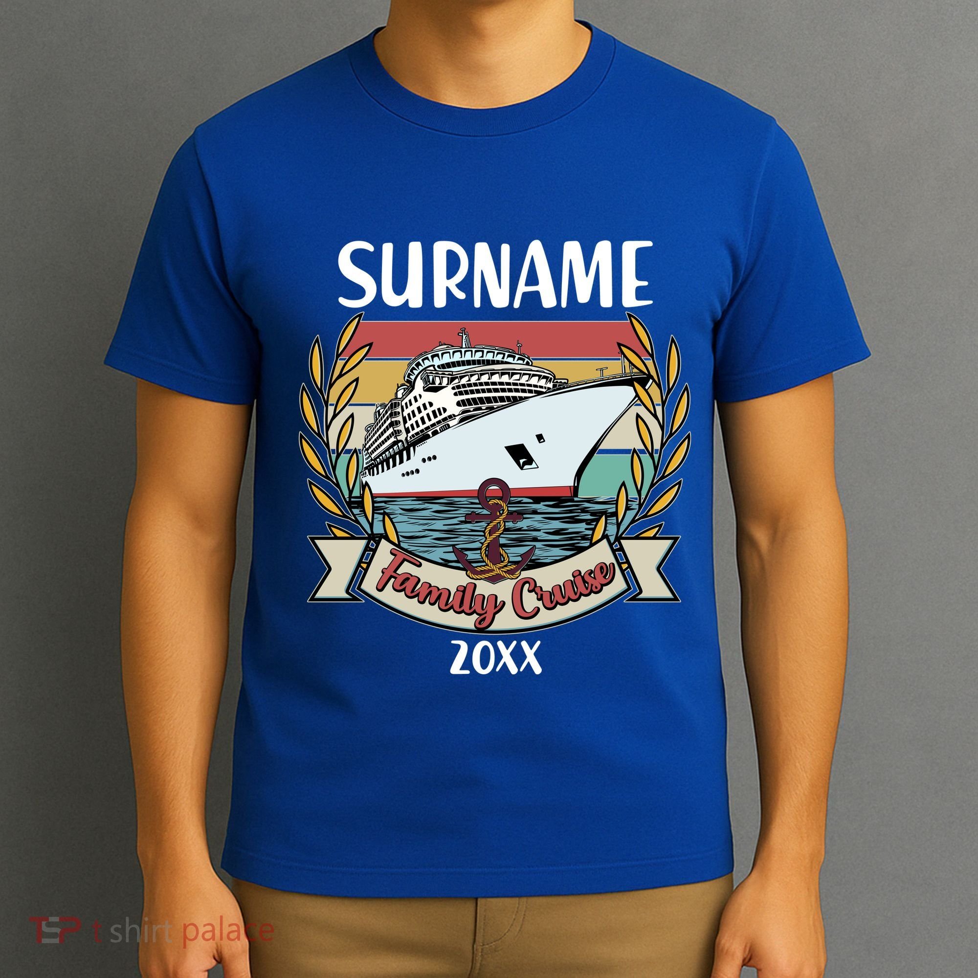 Personalized Custom Name And Year Family Cruise T-Shirt