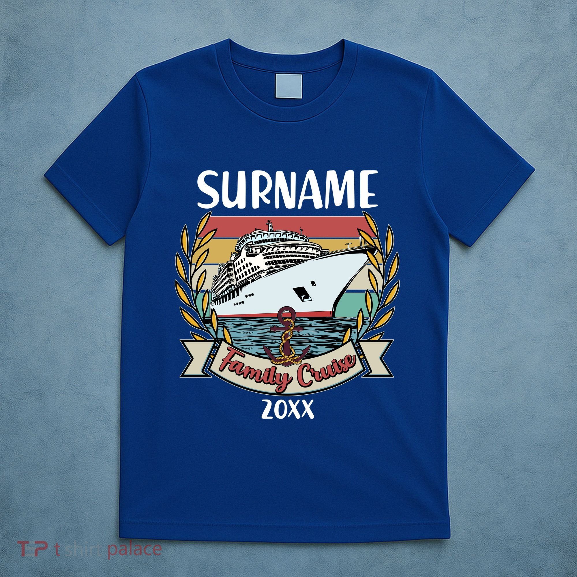 Personalized Custom Name And Year Family Cruise T-Shirt