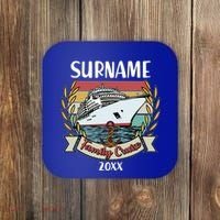 Personalized Custom Name And Year Family Cruise Coaster thumb 0