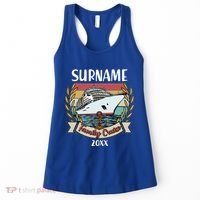 Personalized Custom Name And Year Family Cruise Women's Tank Top thumb 0