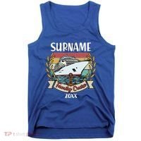 Personalized Custom Name And Year Family Cruise Tank Top thumb 0