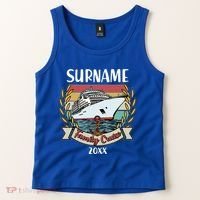Personalized Custom Name And Year Family Cruise Tank Top thumb 2