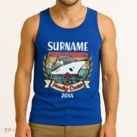 Personalized Custom Name And Year Family Cruise Tank Top thumb 3