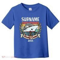 Personalized Custom Name And Year Family Cruise Toddler T-Shirt thumb 0