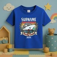 Personalized Custom Name And Year Family Cruise Toddler T-Shirt thumb 3