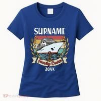 Personalized Custom Name And Year Family Cruise Women's T-Shirt thumb 0