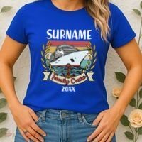 Personalized Custom Name And Year Family Cruise Women's T-Shirt thumb 2
