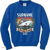 Personalized Custom Name And Year Family Cruise Kids Sweatshirt thumb 0