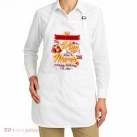 Personalized Custom Name This King Was Born In March Happy Birthday To Me Apron thumb 2