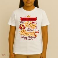 Personalized Custom Name This King Was Born In March Happy Birthday To Me T-Shirt thumb 4