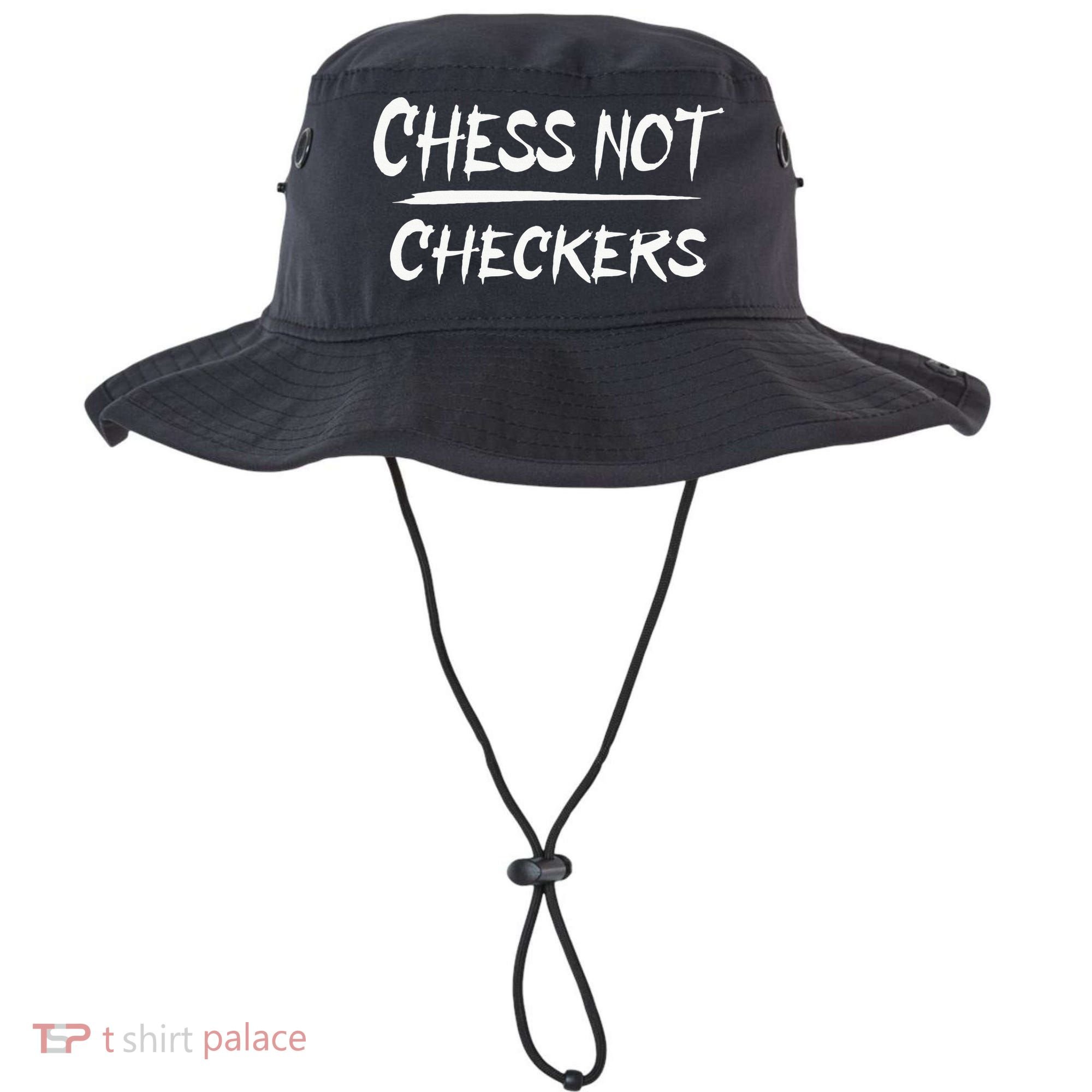 Play Chess Not Checkers Separate To Elevate Bucket Hat