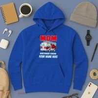 Personalized Custom Name Cute Funny Mom Birthday Crew Firetruck Hoodie thumb 3