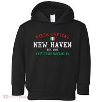 Pizza Capital Of The World New Haven Connecticut Toddler Hoodie thumb 0