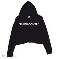 Pump Cover Oversized Gym Workout Pump Cover Crop Fleece Hoodie thumb 0