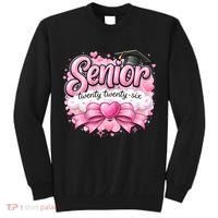 Pink Class Of 2026 Senior Graduate Tall Sweatshirt thumb 0